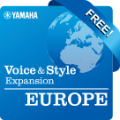 Europe ("Best Of" Collection) (data kompatibilní s programem Yamaha Expansion Manager)