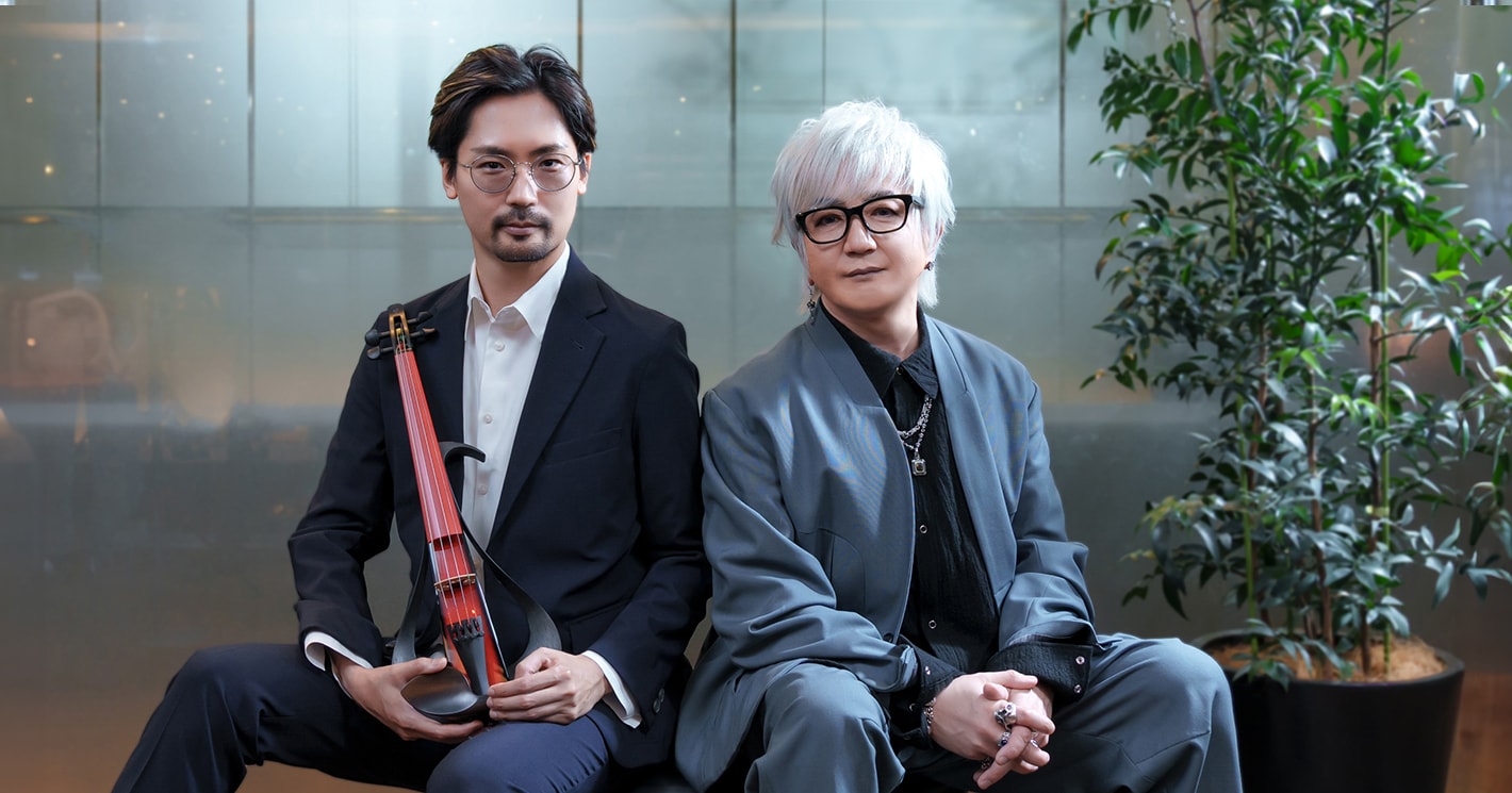 Violinist Naoto Sakiya and Producer Daisuke Asakura