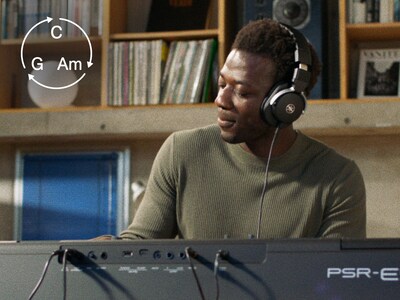 PSR-E483 Obrázek s možnostmi funkce Auto Chord Play