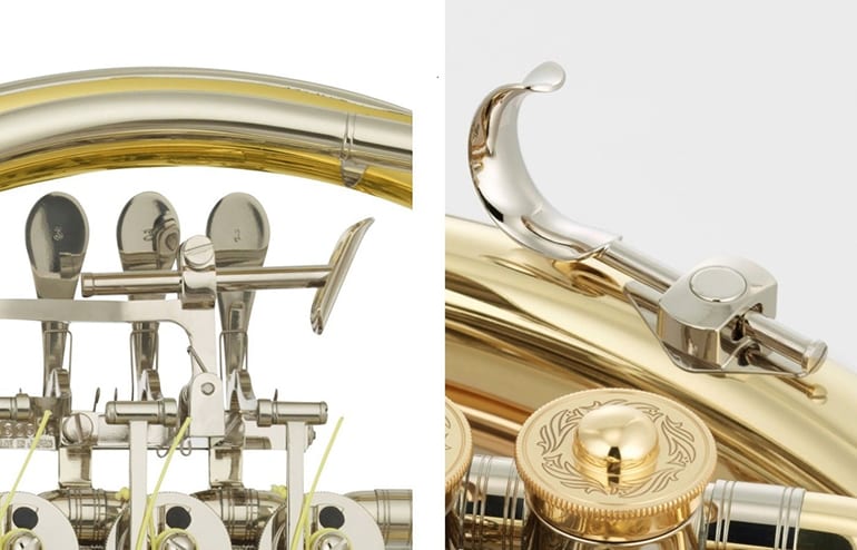 Nastavitelný 4. palcový ventil a prstová opěrka