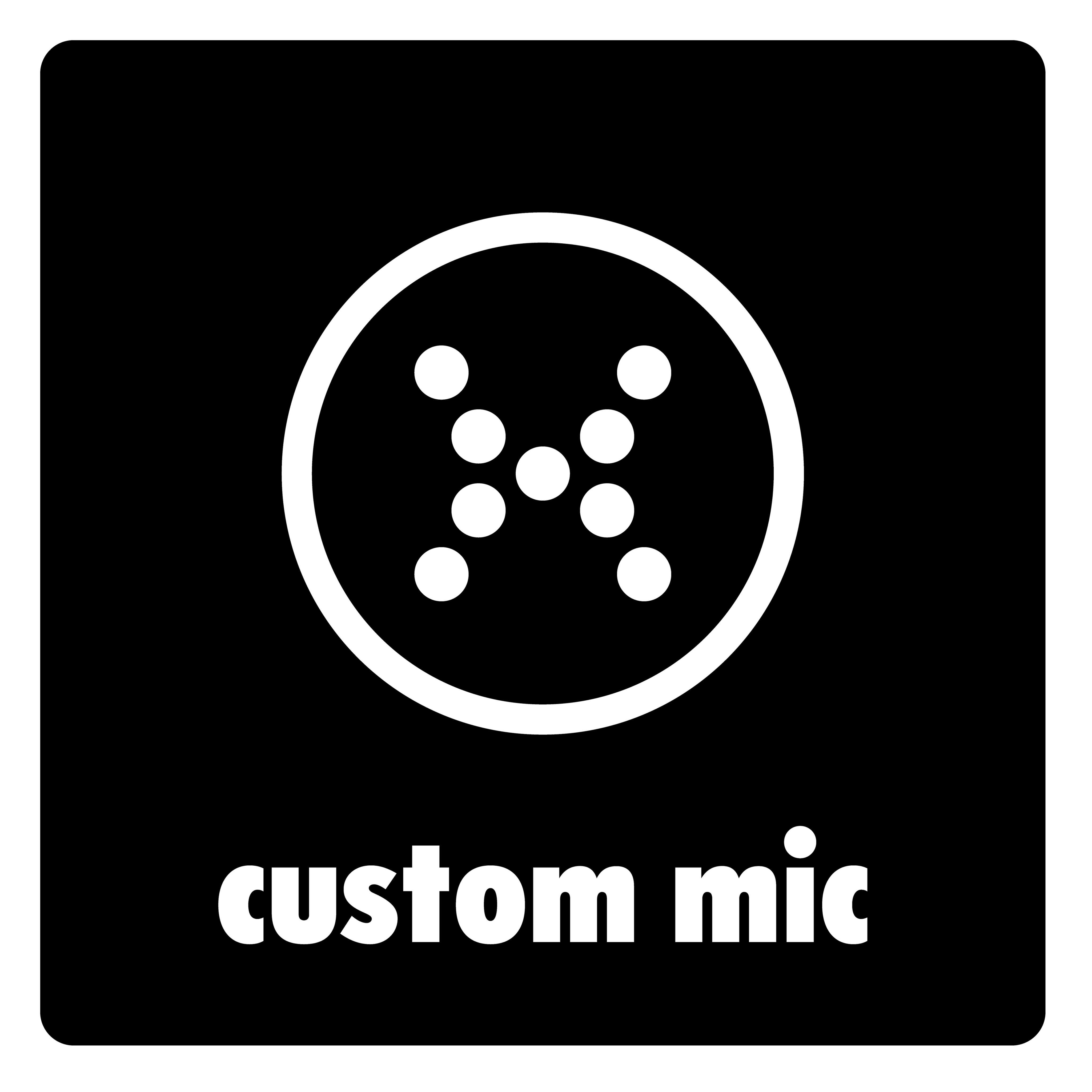 Mikrofonní kapsle optimalizované pro bicí poskytují autentický zvukový charakter.