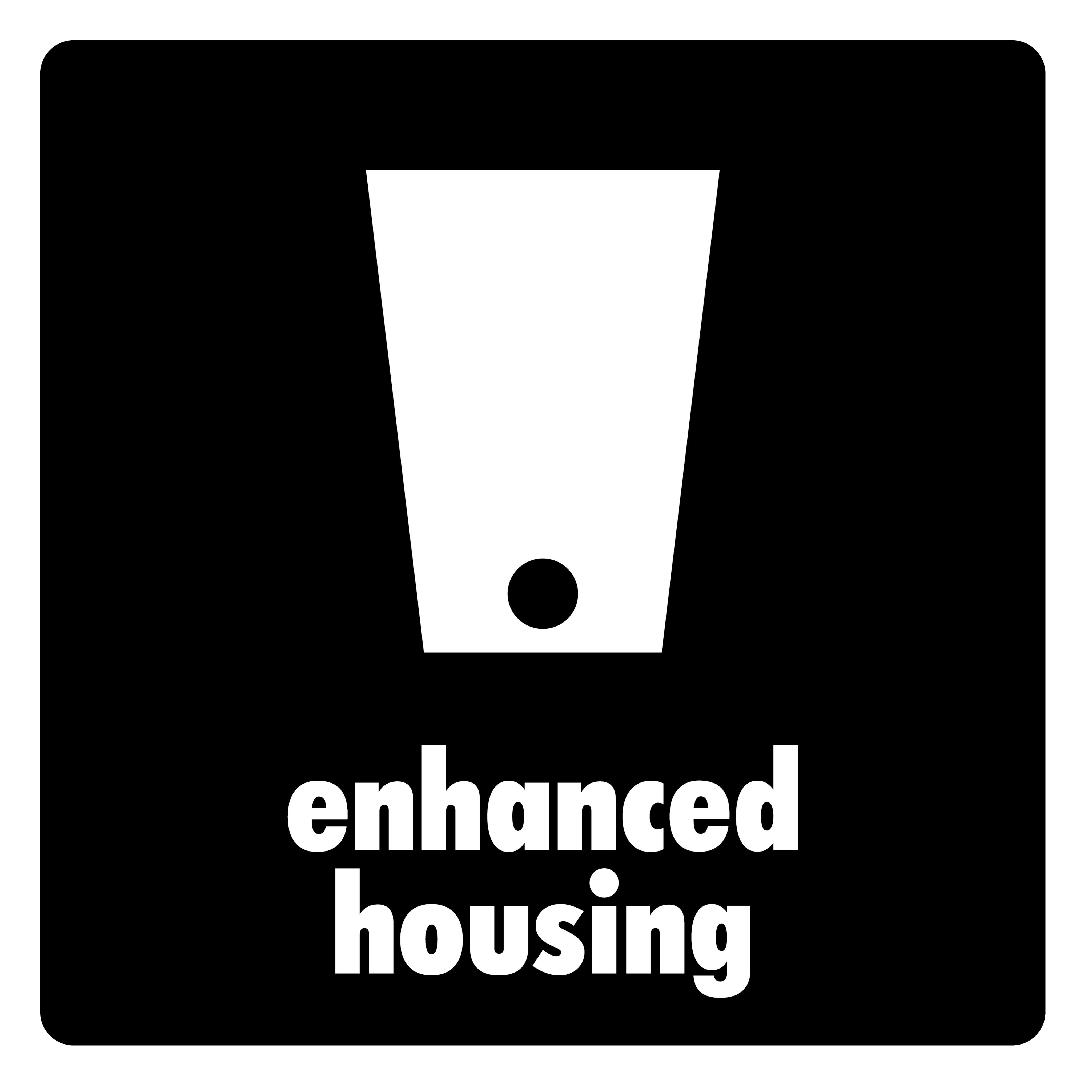 Vylepšené pouzdro pro čistý a spolehlivý zvuk bicích.