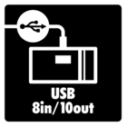 Nahrávejte všechny bicí, trigger a track kanály přes USB.
