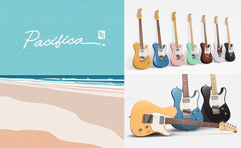 Vizuální znázornění barevného konceptu pro Pacifica SC Professional