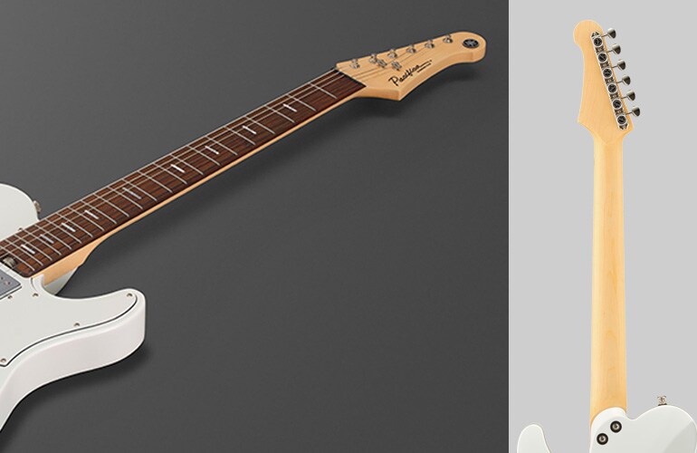 Detailní fotografie tvaru krku modelu Pacifica SC Standard Plus