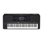 Pohled shora na aranžovací pracovní stanici Yamaha PSR-SX720+