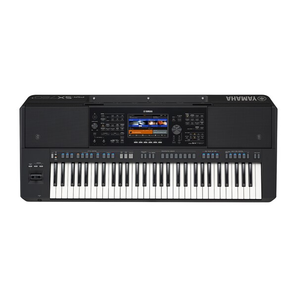 Pohled shora na aranžovací pracovní stanici Yamaha PSR-SX720+