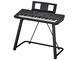 Aranžovací pracovní stanice Yamaha PSR-SX720+ umístěná na klávesovém stojanu Yamaha L-7B