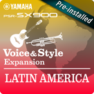 Latin America (Předinstalovaný rozšiřující balíček - Data kompatibilní s programem Yamaha Expansion Manager)
