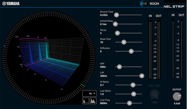 Yamaha dspMixFx: REV-X reverb