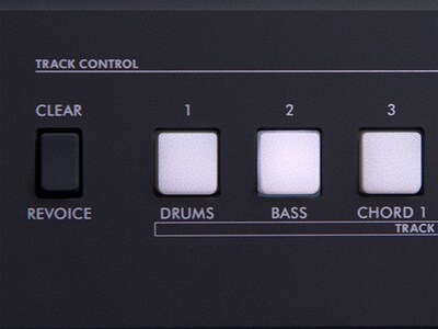 PSR-E583 Obrázek s možnostmi funkce Track Control