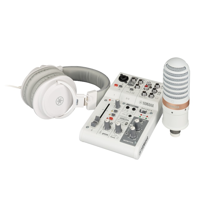 Yamaha Live Streaming Pack AG03MK2 LSPK White