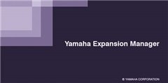 Yamaha Expansion Manager pro MAC