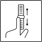 Ikona kolečka Pitch Bend