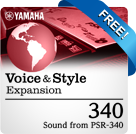 340 Pack (zvuky z PSR-340) (Data kompatibilní s programem Yamaha Expansion Manager)