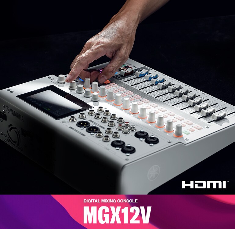 18kanálový digitální mixážní pult s video rozhraním Yamaha MGX12V