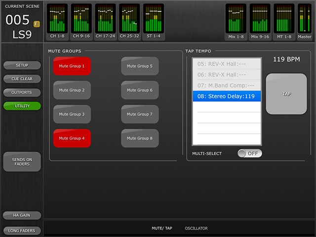 Utility (Mute Group / Tap Tempo)