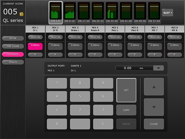 Outports (Delay Time Setting)