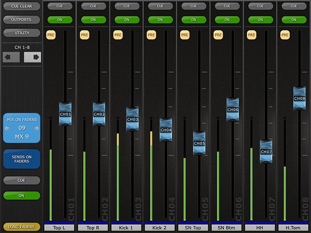 Sends On Fader (Long Faders)