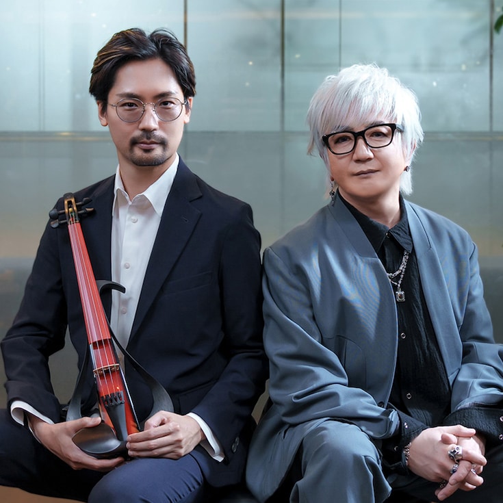 Violinist Naoto Sakiya and Producer Daisuke Asakura