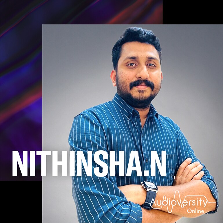 Image of an Audioversity Online learner Mr. NITHINSHA.N from Saudi Arabia.